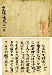 松尾社十講表白（五六座）