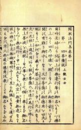 聞取法門集