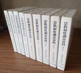 宗教制度調査資料