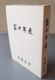 富士年表（増訂二版）