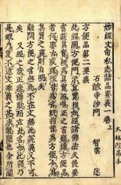 妙経文句私志諸品要義