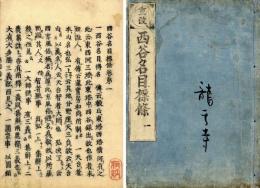 西谷名目標條（重改）