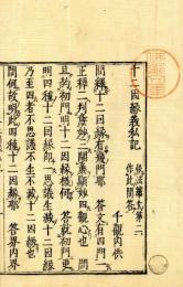 十二因縁義私記