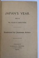 ちりめん・平紙両用本　カロザース　長谷川武次郎　『日本の歳月』　初版　明治三十八年　東京刊　／　Carrothers, Jullia D., Japan's Year. Illustrated by Japanese Artists. Tokyo, T. Hasegawa, 1905