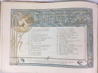 クレイン / エヴァンズ　/ マージャルズ　『パンの笛』　初版　1883年　ロンドン刊 / Crane, Walter / Marzials, Theo / Evans, Edmund, Pan Pipes, A book of Old Songs, London, George Routledge, 1883. 