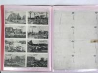 「帝都大震災火災系統地圖」、「震災焼失区域町名詳細：各区被害状況一覧　東京市全圖」、「大震災写真画報」、絵葉書、報道写真他、　１９２０年代