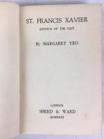 イェオ　『聖フランシスコ・ザビエル』 スペイン語初版　1946年　マドリッド刊 /Yeo, Margaret,  San Francisco Javier. Apostl de Oriente. Version Espanola de Francis Mclennan. Madrid, Castilla, 1946