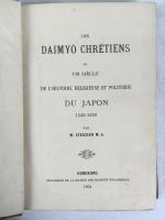 シュタイシェン　『キリシタン大名』　初版　1904年　香港刊 / Steichen, M., Les Daimyo Chretiens, ou an siecle de l'histoire religieuse et politique du Japon, 1549-1650. Honkong, Imprimerie de la Societe des Missions Etrangeres, 1904