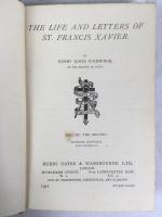 コールリッジ　『ザビエルの生涯と書簡集』　第4版　全2巻　1921年　ロンドン刊 / Coleridge, Henry James, The Life and Letters of St. Francis Xavier. Fourth edition. 2 vols. London, Burns Oates & Washborune, 1921