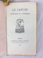 『日本：芸術と文学』　1879年　パリ刊 / Le Japon. Artistique et Littéraire. Paris, Alphonse Lemerre, 1879. 