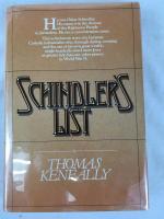 キニーリー　『シンドラーのリスト』著者サイン入り　米国初版　1982年　ニューヨーク刊　/ Keneally, Thomas, Schindler's List. New York: Simon and Schuster, 1982.