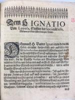ブウール　『聖イグナチオ・ロヨラ師の生涯』　ドイツ語版　1693年　ケルン刊 / Bouhours, Dominique, 1628-1702, Leben deß heyligen Vatters Ignatii von Loyola Stiffters der Societät Jesu. Übersetzt von Joannes Stärck. Cöllen, Metternich, 1693