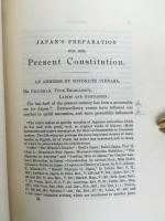 家永豊吉　『大日本帝国憲法講演』　初版　1889年　ボルティモア / Iyenaga, Toyokichi, The Constitution of the Empire of Japan with the Speeches addressed to Students of Political Science in the Johns Hopkins University, Baltimore, April 17, 1889. [Baltimore, 1889].