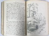 「さらばバンドウ」　『ディ・バラッケ、1919年9月号（最終号）』　謄写版（一部多色刷）　1919年　板東刊  Die Baracke. Zeitung fur das Kriegsgefangenenlager Bando, Japan. September 1919. Bando, Gedruckt und gebunden in Lagerdruckrei Bando, 1919.