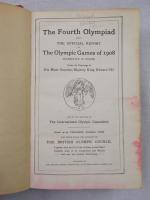 『第4回オリンピック・ロンドン　公式報告』　初版　1909年　ロンドン刊
(London 1908). / The Fourth Olympiad, being the Official Report of the Olympic Games of 1908 celebrated in London, drawn up by Theodore Andrea Cook. London, British Olympic Association, [1909].