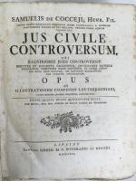 グロティウス　『戦争と平和の法』　仏語版　バルベイラク訳・註　1724年　アムステルダム刊 / Grotius, Hugo, 1578-1645, Le Droit de la Guerre, et de la Paix. Nouvelle Traduction, par Jean Barbeyrac. Tome I-II en 1. Amsterdam, Pierre de Coup, 1724.