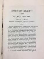 フーゴ―・グロティウス　『捕獲法論』初版　1868年　ハーグ刊 / Grotii, Hugonis, De Jure Praedae Commentarius. Ex Auctoris Codice Descripsit et Vulgavit H.G. Hamaker. Den Haag, Martinus Nijhoff