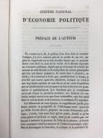 フリードリヒ・リスト　『経済学の国民的体系』　フランス語第2版　1857年　パリ刊 / List, Frederic, Systeme National d'Economie Politique. Traduit par Henri Richelot. Seconde edition. Paris, Capelle