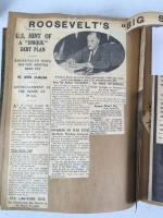 『1933年ロンドン世界経済会議』　全3冊　1933年　ロンドン、ニューヨーク刊 / World Economic Conference. A Collection of Press cuttings and Ephemera relating to the London Economic Conference held at the Geological Museum, London. New York & London, Various Newspapers, 1933