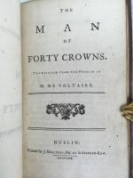ヴォルテール　『四十エキューの男』ダブリン版第2版　1770年 / Voltaire (Arouet, Francois-Marie de), The Man of Forty Crowns. Translated from the French. Dublin, Milliken, 1770