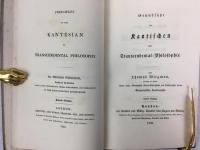 ワーグマン　『カント哲学の原理』　英独対訳　第2版　1832年　ロンドン刊 / Wirgman, Thomas, Principles of the Kantesian or Transcendental Philosophy / Grundsaetze der Kantischen oder Transcendental-Philosophie. Englisch und Deutsch. Second edition. London, Treuttel and Wuertz, 1832 