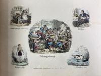 ジョージ・クルックシャンク 『スプルツハイム様式の骨相学的挿画』 第2版　1827年　ロンドン刊 / Cruikshank, George, Phrenological Illustrations, or an Artist's View of the Craniological System of Doctors Called Gall and Spurzheim. London, 1827.