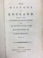 ヒューム　『イングランド史』　バーゼル版　全12巻　1789年 / Hume, David, The History of England. From the Invasion of Julius Ceasar to the Revolution in 1688. A New Edition. 12 vols. Basil, J.J. Tourneisen, 1789.