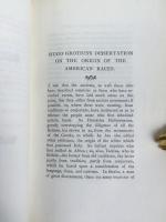 フーゴ―・グロティウス　『アメリカの諸民族の起源論』　私家版 英語版初版　1884年　エディンバラ刊 / Grotius, Hugo, Grotius, Hugo, On the Origin of the Native Races of America. A Dissertation, to which is added A Treatise on Foreign Languages and Unknown Islands by Peter Albinus. Translated, etc., by Edmund Goldsmid. (Bibliotheca curiosa). Edinburgh: Privately Printed, 1884