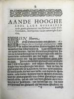 フーゴー・グロティウス　『ホーランドおよびウェスト・フリースランドの合法政府弁護論』　オランダ語版初版　1622年　ホールン刊 / Groot, Hugo de, Verantwoordingh van de Wettelijcke Regieringh van Hollandt ende West-Vrieslandt. [Hoorn, I. Willemszoon], 1622
