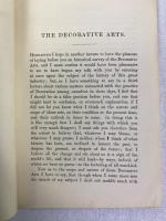 ウィリアム・モリス　『装飾美術、その近代的生活と進歩との関係』　初版　1878年　ロンドン刊 / Morris, William, The Decorative Arts. Their Relation to Modern Life and Progress. An Address delivered before the Trades' Guild of Learning. London, Ellis and White, 1878.