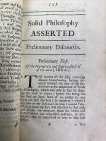 サージェント　『堅実な哲学：ロック"人間悟性論"批判』　初版　1697年　ロンドン刊 / Sergeant, John, Solid Philosophy Asserted. With Reflexions on Mr. Locke's Essay concerning Human Understanding. London, Roger Clavil, 1697