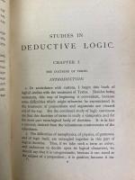 ジェヴォンズ　『演繹論研究』　第2版　1884年　ロンドン刊 / Jevons, W. Stanley, Studies in Deductive Logic. A Manual for Students. Second edition. London, Macmillan, 1884.
