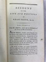 アダム・スミス　『哲学論文集』　バーゼル版　1799年 / Smith, Adam, Essays on Philosophical Subjects. Basil, James Decker, 1799.