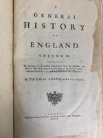 『イングランド史』　初版　フォリオ判　全4巻　1747「-55」年　ロンドン刊 / 
Carte, Thomas, A General History of England. Vol. I-IV. London, J. Hodges, 1747 [-1755].