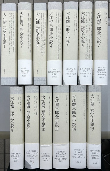 大江健三郎全小説 全15冊揃内12・13巻欠の13冊で | 大江健三郎