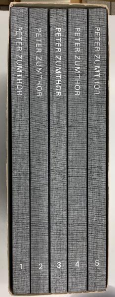 Peter Zumthor 1985-2013 Bauten und Projekte 全5冊揃(Catherine