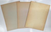 亀井孝論文3冊　１．ARE JAPANESE TURU AND ITO RELATED TO KOREAN TURUMI AND SIL RESPECTIVELY? (HITOTSUBASHI UNIVERSITY 1953), 著者献呈署名一部有　２．ON THE AUTHENTICITY OF ON-READINGS IN SINO-JAPANESE (HITOTSUBASHI UNIVERSITY 1954), ３．CHINESE BORROWINGS IN PREHISTRIC JAPANESE(YOSHIKAWA KOBUNKAN, 1954) 著者献呈署名有