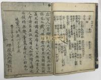 傳記系図 歌之繪入 増補百人一首繪抄　上・下【和本2冊】
　