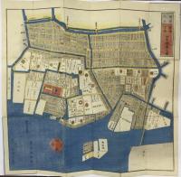 増補改正　築地八町堀日本橋南絵図　全