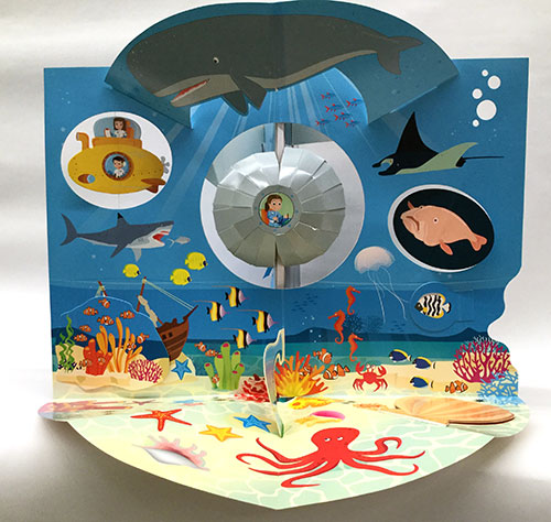 英文 ポップアップ絵本 360 海の中 360 Pop Up The Ocean 古本 中古本 古書籍の通販は 日本の古本屋 日本の古本屋