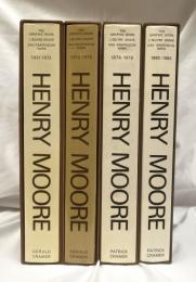 HENRY MOORE  the graphic work vol.1-4 　ヘンリー・ムーア　版画レゾネ　全4冊