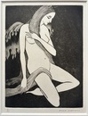 「倦怠」小林ドンゲ銅版画