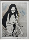 「秋のサロメ」小林ドンゲ彩色銅版画