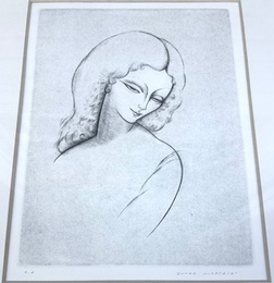 「サロメ」小林ドンゲ銅版画
