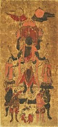 一枚刷庚申様之図