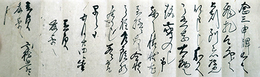 高橋多一郎書状