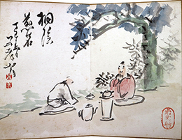 服部五老（五老山人）肉筆画帖