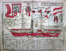 一枚刷海陸戦利品真図