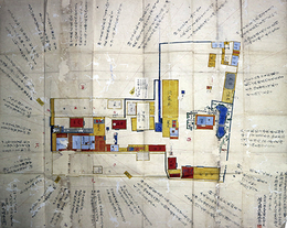 弘化４年作製鈴木味右衛門屋敷邸宅図