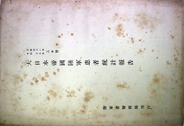 大日本帝国陸軍患者統計報告　自明治１１年至１８年（８年間）